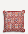 Cabana X Liberty Tapestry  Square Cushion In Red