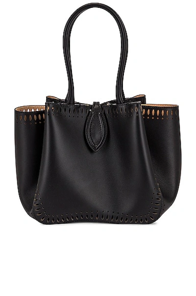 Ala?a Alaïa Angele 20 Petale Tote In Noir