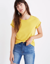 Madewell Northside Vintage Tee In Dijon Mustard