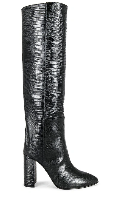 Toral Tall Leather Boot In Black