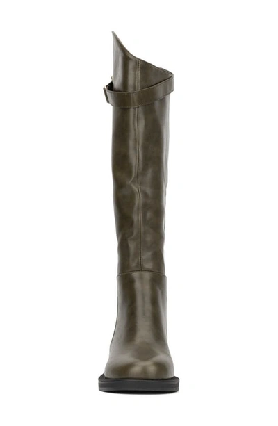 Torgeis Antonella Buckle Boot In Green
