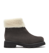 La Canadienne Abba X You Shearling Lined Bootie In London Suede