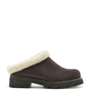 La Canadienne Always X You Shearling Lined Mule In London Suede