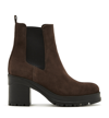 La Canadienne Paxton Suede Bootie In Brunette Suede
