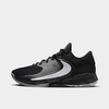 Nike Zoom Freak 4 Basketball Shoes In Black/white/light Smoke Grey