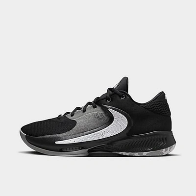 Nike Zoom Freak 4 Basketball Shoes In White/black