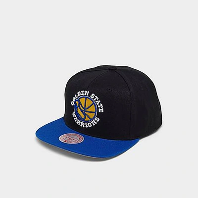 Mitchell And Ness Mitchell & Ness Golden State Warriors Nba Hardwood Classics Snapback Hat In Black