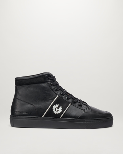 Belstaff Phoenix High Top Sneakers In Black