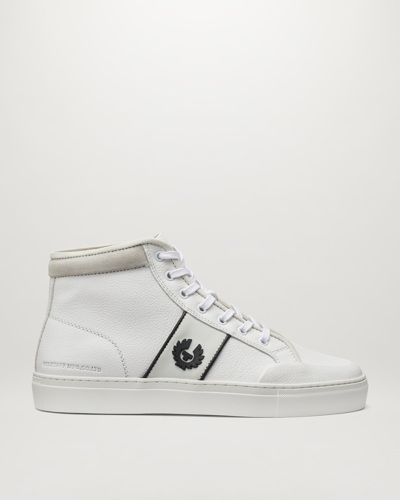 Belstaff Phoenix High Top Trainers In White