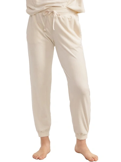 Bare The Velour Lounge Pants In Whitecap Grey