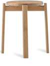Menu Passage Oak Stool In Brown