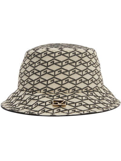 Giuseppe Zanotti Pasqal Monogram-pattern Bucket Hat In Black