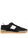 PS BY PAUL SMITH CONTRASTING-PANEL LEATHER SNEAKERS