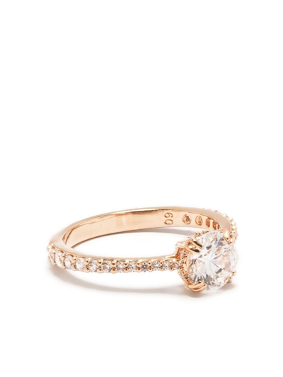 Swarovski Stilla Cocktail Ring In Gold