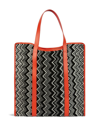 MISSONI KEITH ZIGZAG-PRINT TOTE BAG