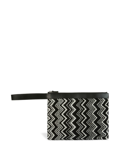 Missoni Keith Z字形图案小袋 In Black