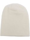 Frenckenberger Fine-knit Cashmere Beanie In Neutrals