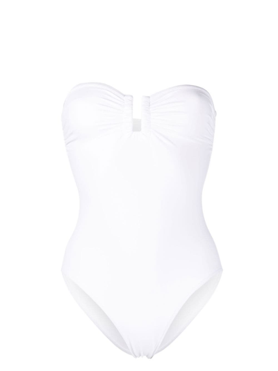 Eres Sweetheart-neck One-piece Swimsuit In White