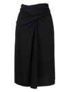 Eres High-waisted Beach Skirt In Black