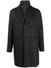 Herno Nottingham Ecoage Layered Coat In Black