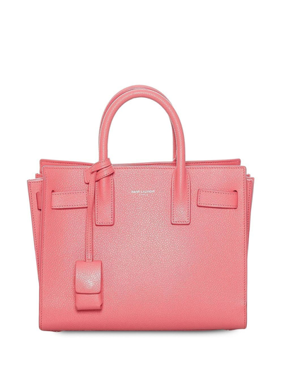 Pre-owned Saint Laurent 2015 Sac De Jour Mini Tote Bag In Pink