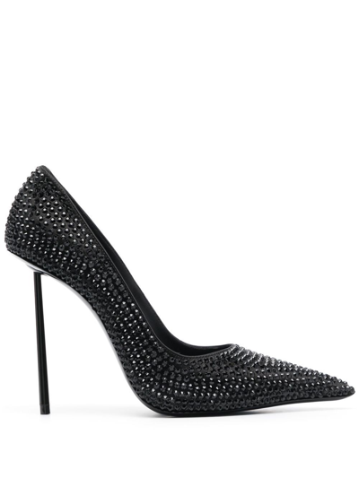 Le Silla Bella 120mm Embellished Pumps In Black