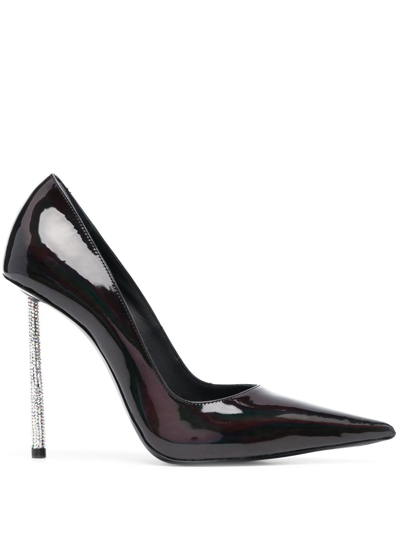 Le Silla Bella 120mm Patent-leather Pumps In Black