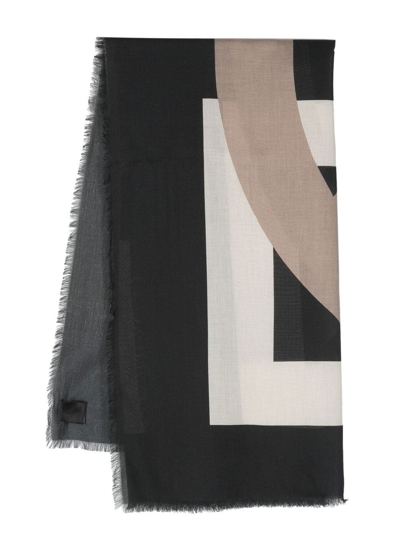 Givenchy Fine-knit Colour-block Scarf