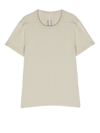 Rick Owens Cotton Jersey T-shirt In Grey