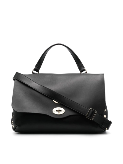 Zanellato Postina Heritage Crossbody Bag In Black