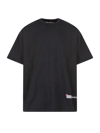 Incotex Red T-shirt Oversize In Black