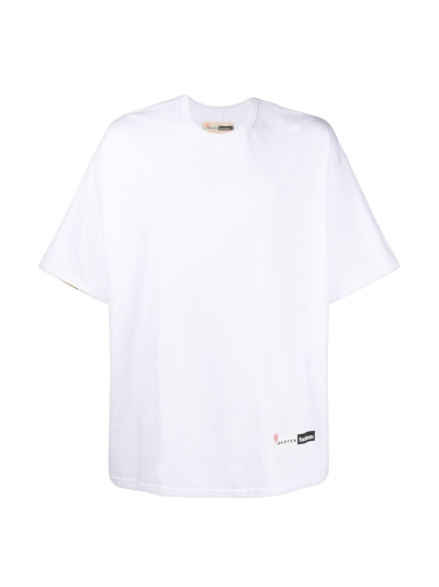 Incotex Red T-shirt Oversize In White