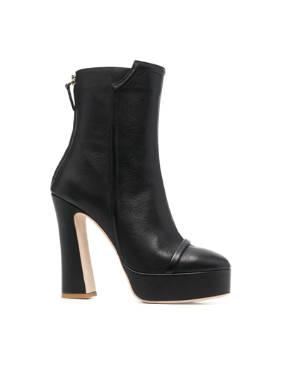 Malone Souliers Alexa 125mm Platform Heeled Boots In Black