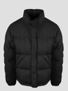 Ten C Aspen Quilted Nylon Down Jacket In Black