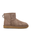 Ugg Beige Classic Mini Ii Ankle Boots In Caribu
