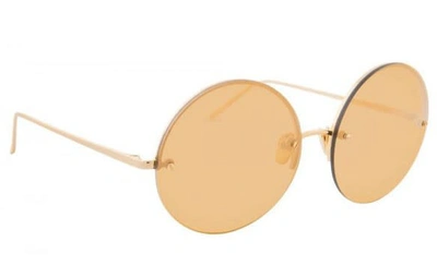 Linda Farrow Sunglasses In Oro/oro