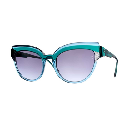 Caroline Abram Sunglasses In Turchese/blu Sfumato