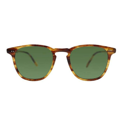 Garrett Leight Sunglasses In Marrone/verde