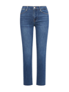 Frame Womens Bestia Le High Straight High-rise Slim-fit Cotton-twill Jeans