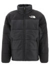 The North Face Down Jacket With Adjustable Hem And Hood In Black
