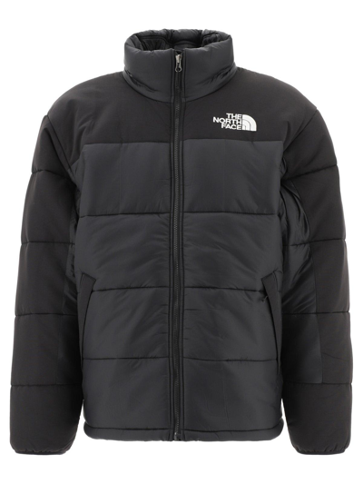 The North Face Himalayan Puffer High Neck Jacket In Black