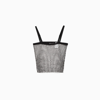 Rotate Birger Christensen Rotate Dita Crystal Top In Black