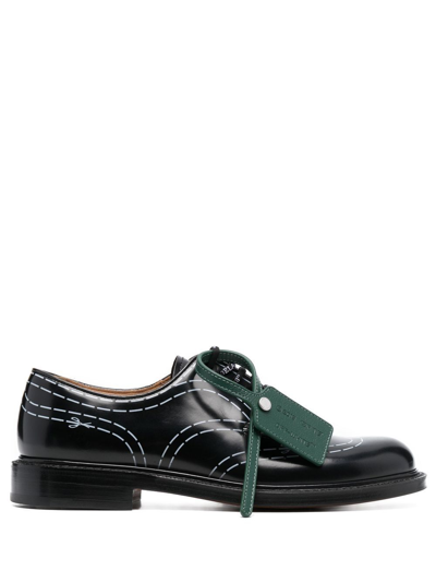 Off-white X Church's Shannon Derby Shoes In Black