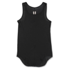 RICK OWENS RICK OWENS CANOTTA NERA IN JERSEY DI COTONE BAMBINO