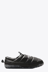 The North Face Ripstop Nuptse Slippers With Textured Sole In Black
