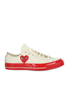 Comme Des Garçons Play X Converse 'chuck 70' Low Top Sneakers In Beige