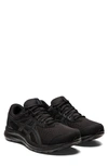 Asics Gel-contend 8 Standard Sneaker In Black/ Carrier Grey