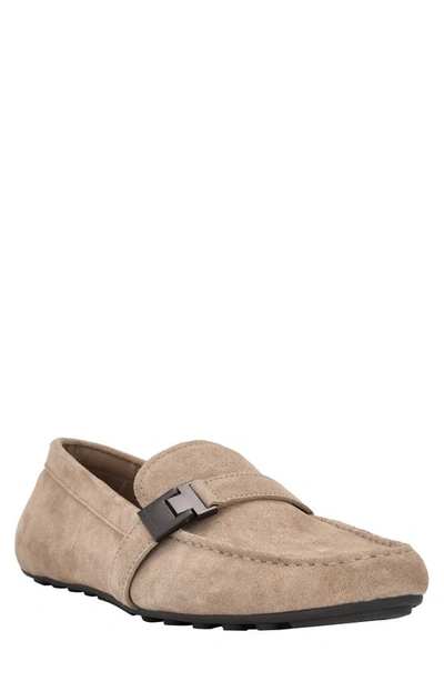 Calvin Klein Men's Oscar Casual Slip-on Loafers In Light Brown Suede