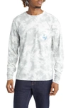 Chubbies Long Sleeve Pocket Graphic Tee In The Marbled Mountain