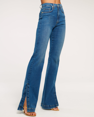 Ramy Brook Tyra High Waisted Flare Jean In Medium Wash